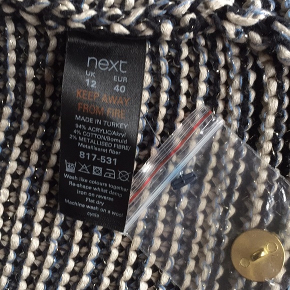Beautiful knitted cardigan by NEXT in size 12 - Picture 8 of 10